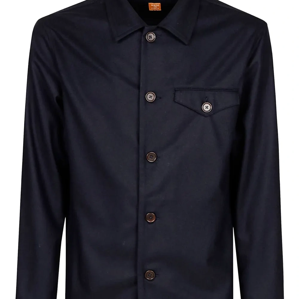 Рубашка с карманом на пуговице