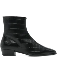 Сапоги CPH293 с тиснением под кожу крокодила