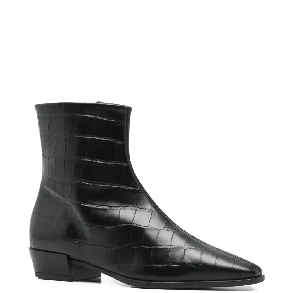 Сапоги CPH293 с тиснением под кожу крокодила Сапоги CPH293 с тиснением под кожу крокодила
