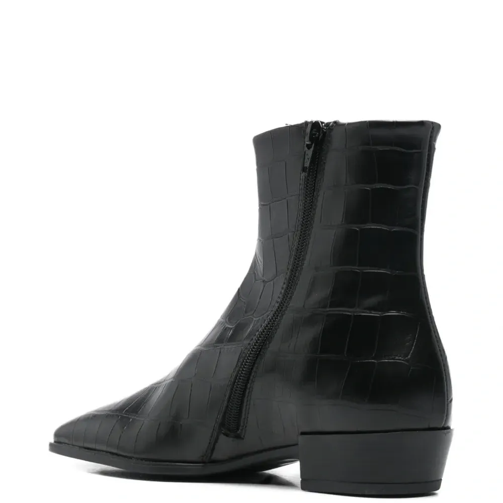 Сапоги CPH293 с тиснением под кожу крокодила Сапоги CPH293 с тиснением под кожу крокодила