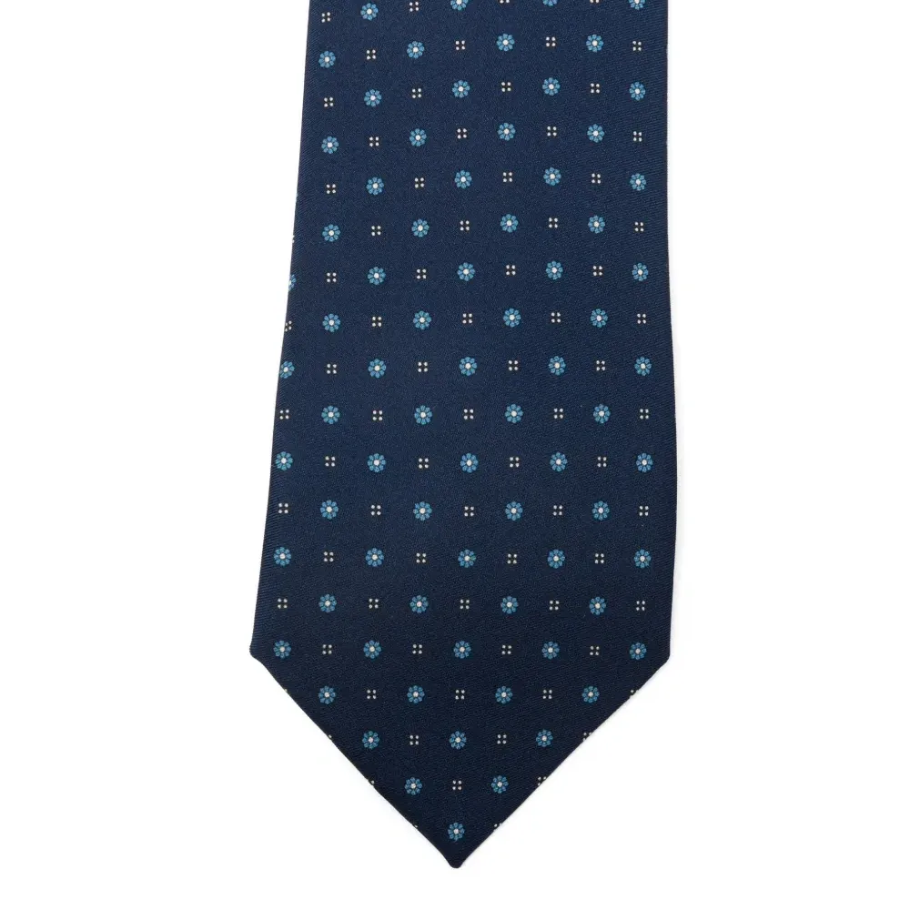Галстук с цветочным узором