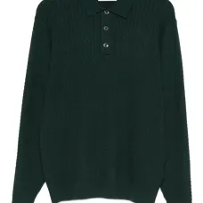 Рубашка поло фактурной вязки