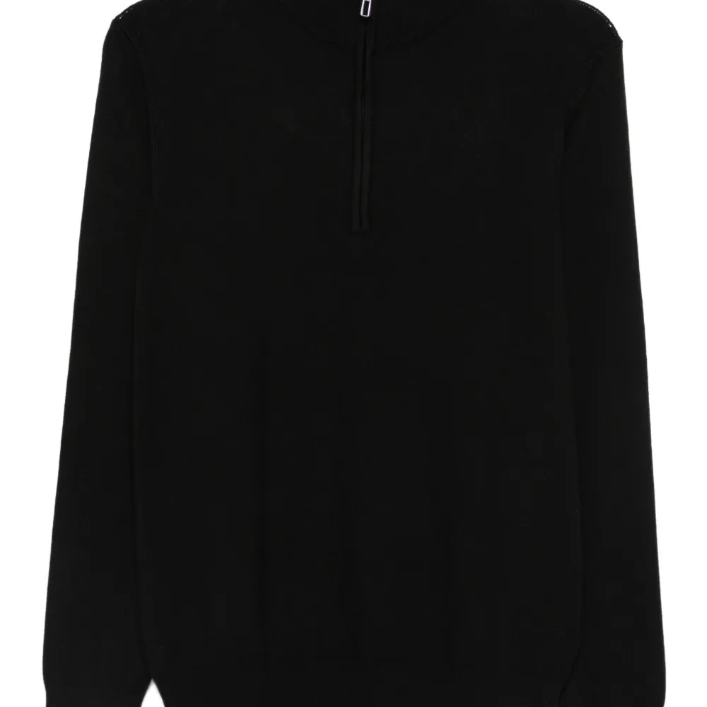 Свитер с высоким воротником на молнии