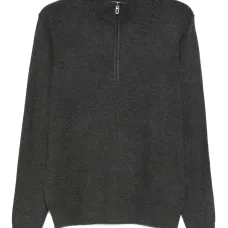 Свитер с воротником на молнии