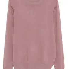 Свитер с круглым вырезом