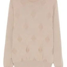 Свитер с узором аргайл