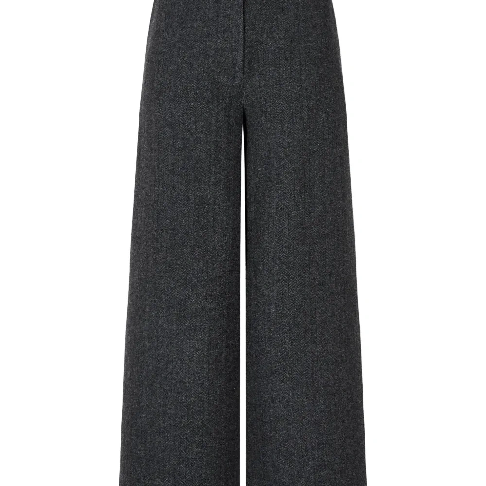 Твиловые брюки с узором в елочку