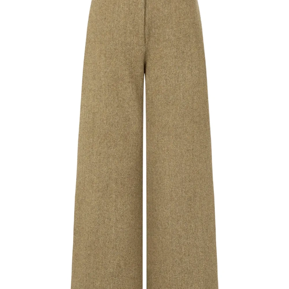 Твиловые брюки с узором в елочку