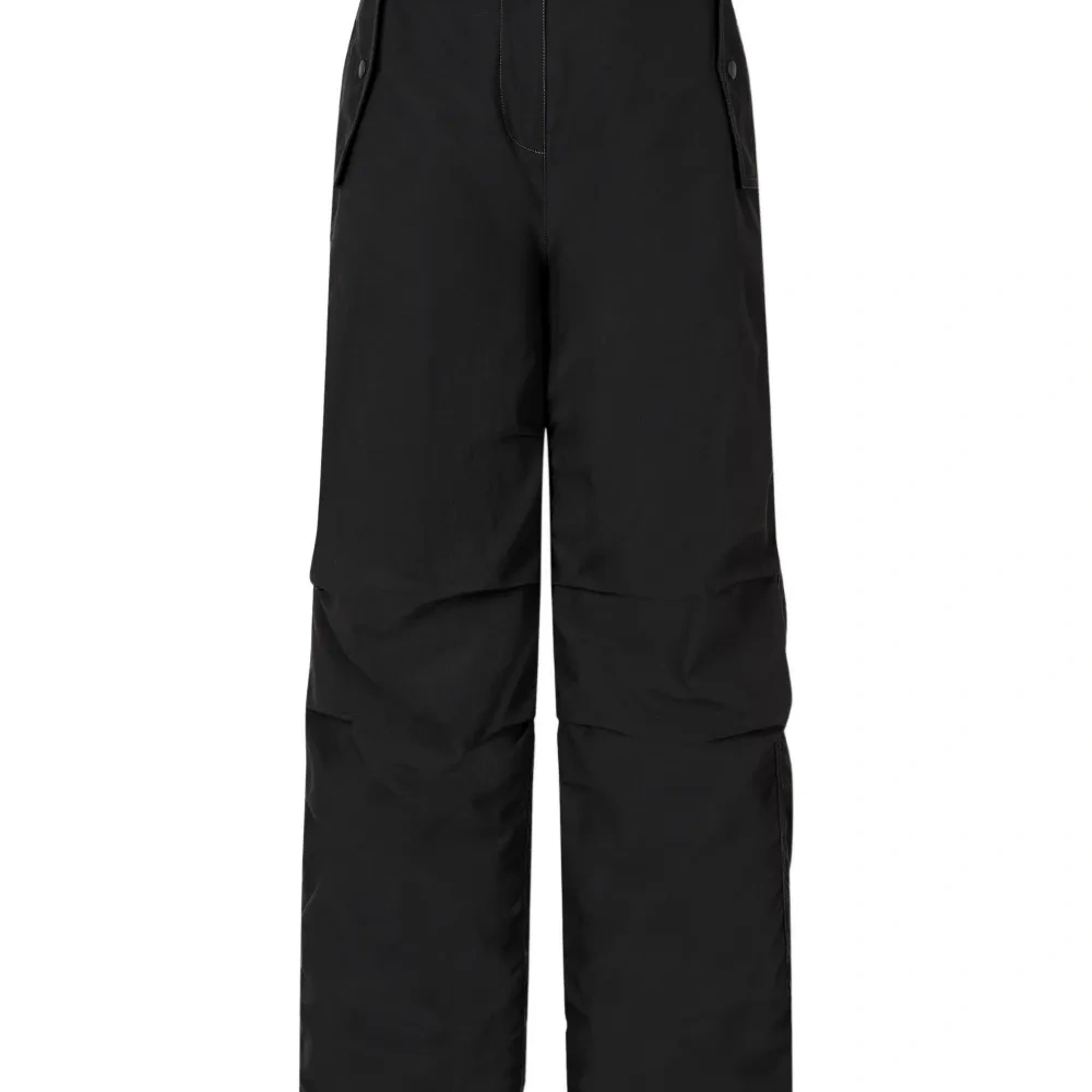 Брюки с контрастными вставками