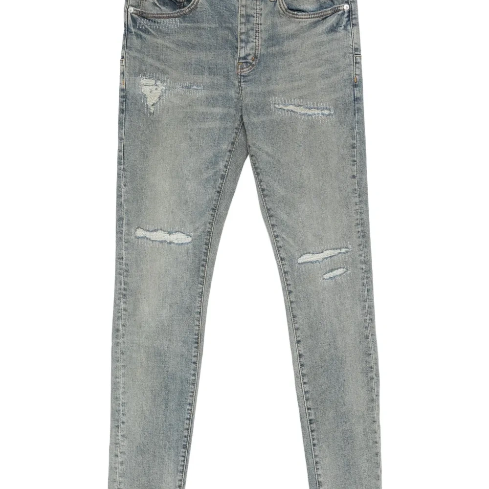 Джинсы P001 с прорезями