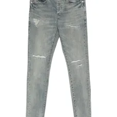 Джинсы P001 с прорезями