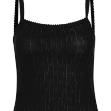 Топ с ажурной вязкой