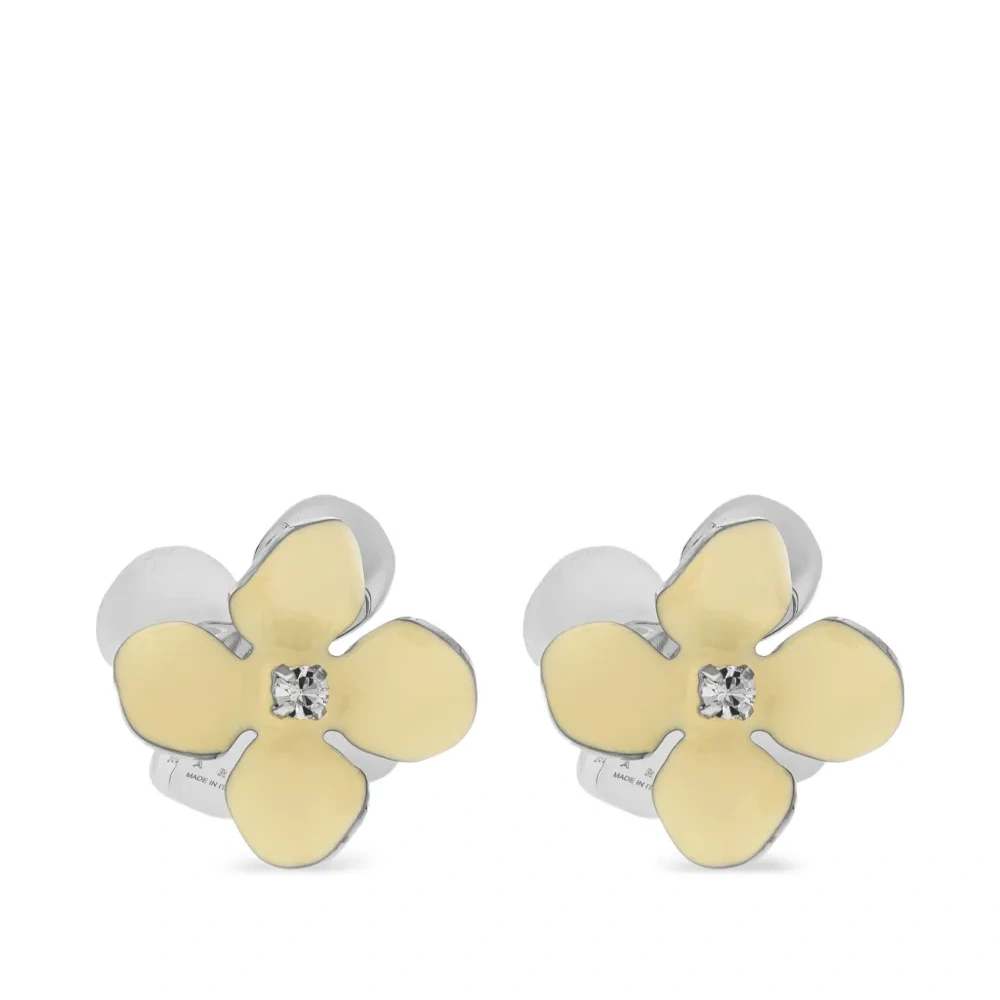 Серьги с цветочным декором