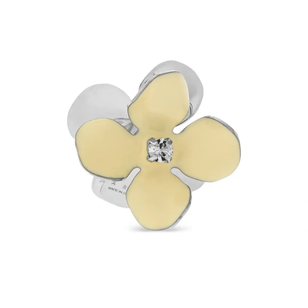 Серьги с цветочным декором