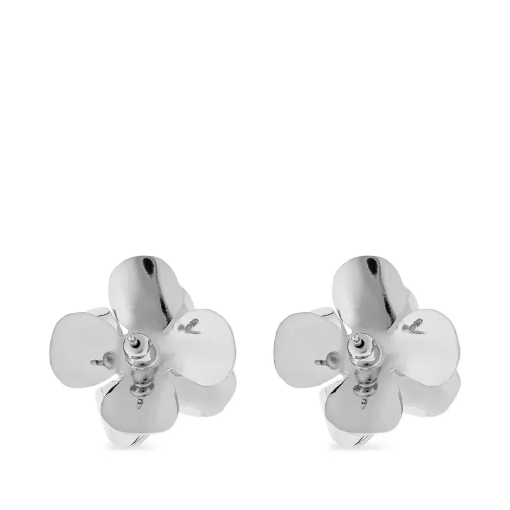 Серьги с цветочным декором