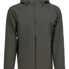 Плащ на молнии с капюшоном