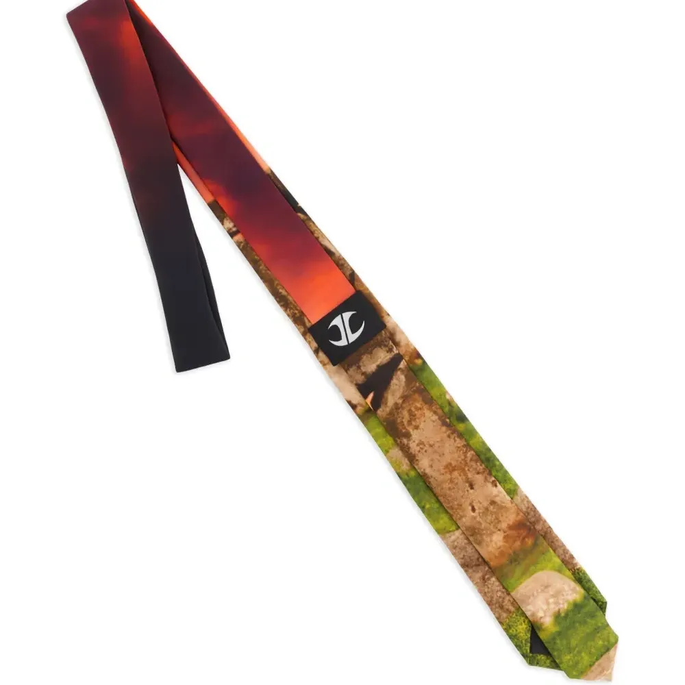 Галстук с принтом