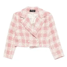 Двубортный блейзер в клетку