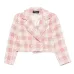 Двубортный блейзер в клетку