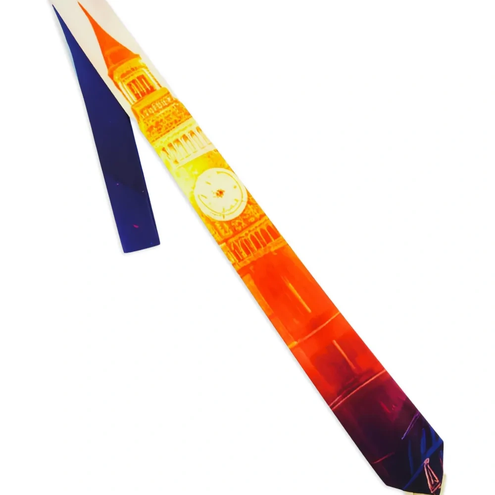 Галстук с принтом