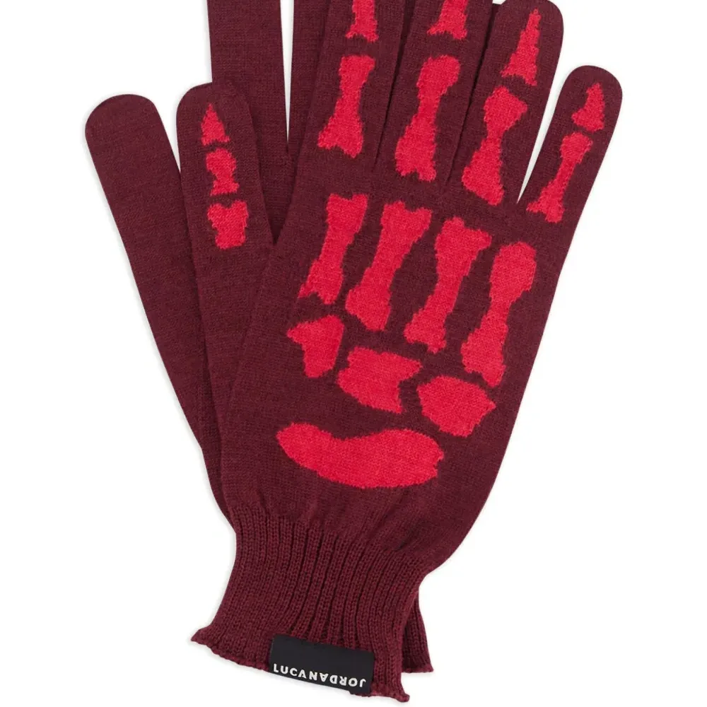 Перчатки с принтом