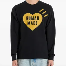 Футболка с длинными рукавами и принтом