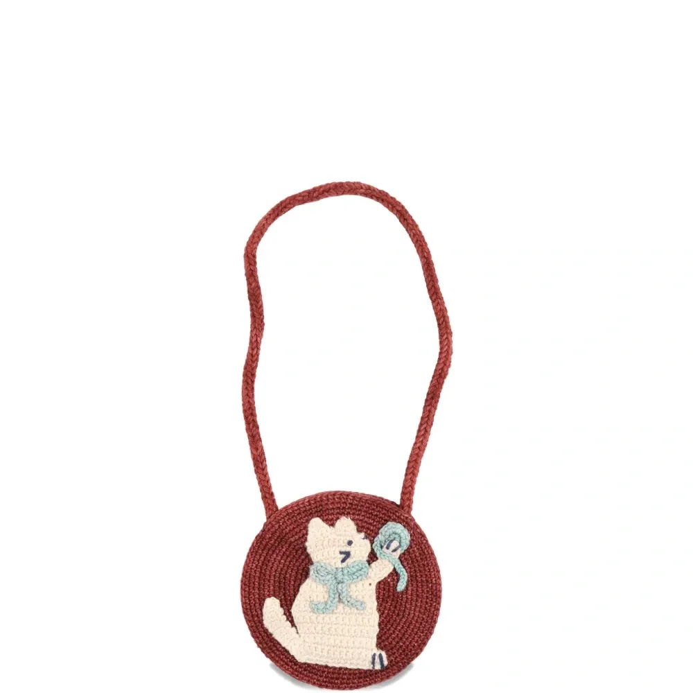 Сумка-круг с мотивом кота