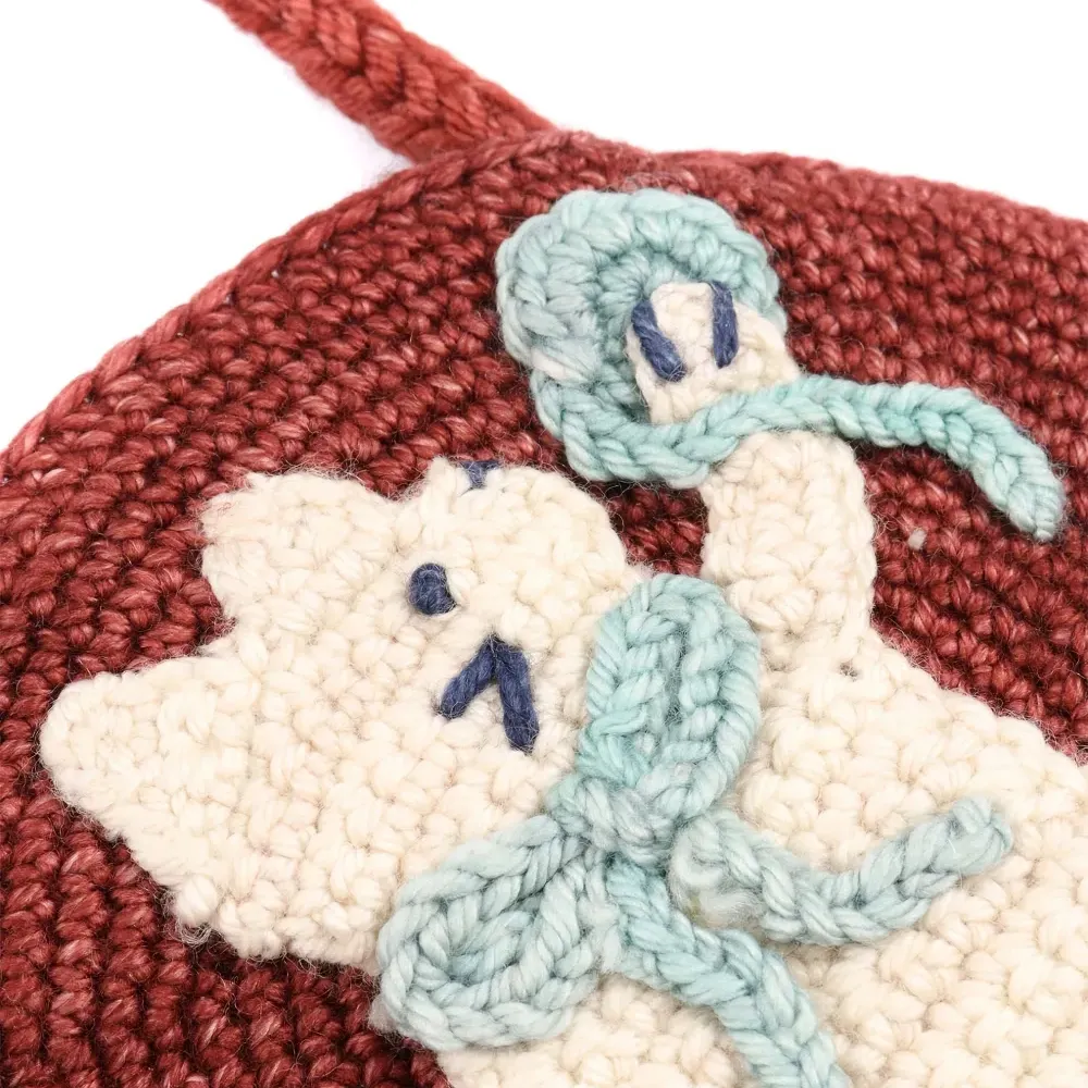 Сумка-круг с мотивом кота