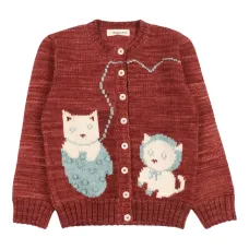 Кардиган с мотивом котят Кардиган с мотивом котят