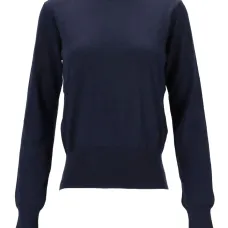 Пуловер с круглым вырезом