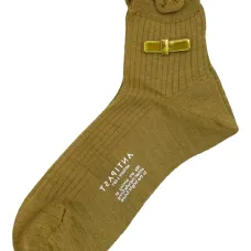 Носки с оборками и бантом