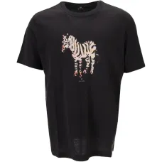 Футболка свободного кроя с зебровым принтом