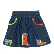 Юбка с вышивкой