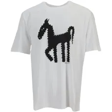 Футболка с принтом лошади