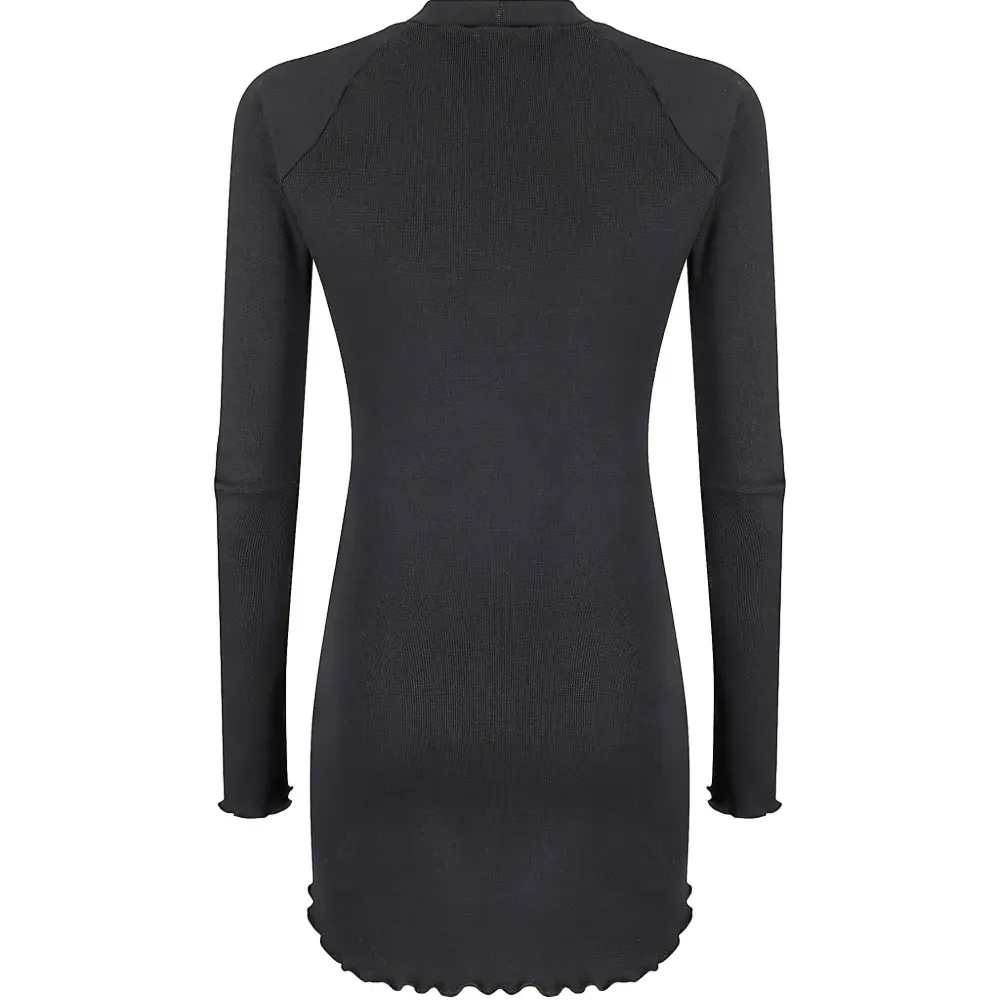 Мини-платье с круглым вырезом