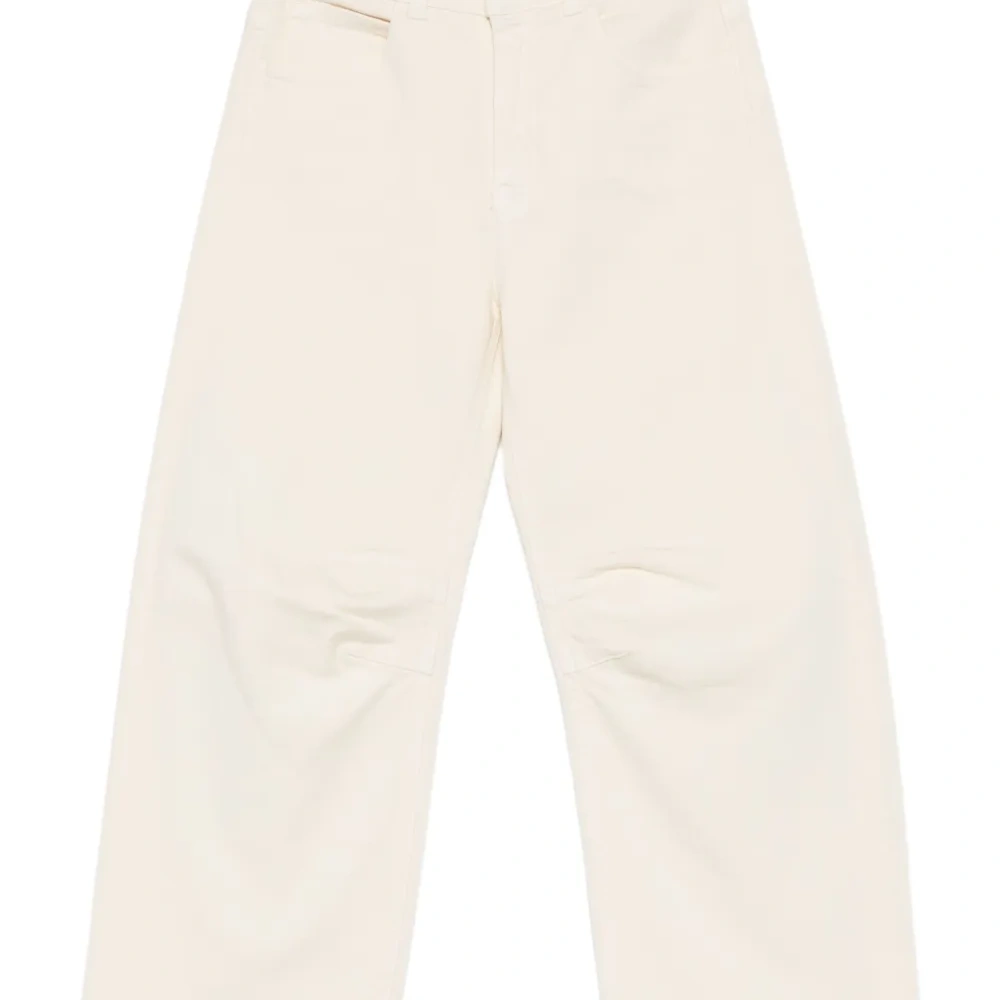 Джинсы с узором зигзаг