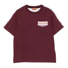 Футболка с карманом и принтом Футболка с карманом и принтом