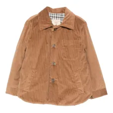 Вельветовая куртка с карманами