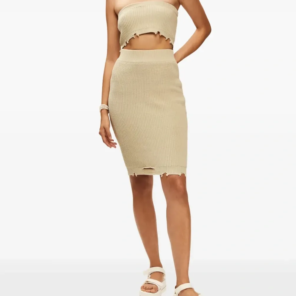 Платье Grace с эффектом потертости