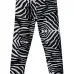 Легинсы с зебровым принтом и логотипом