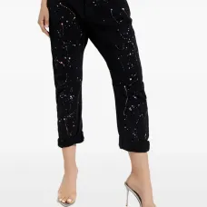 Джинсы Saints с эффектом разбрызганной краски