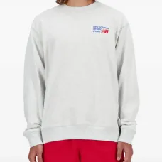 Свитшот с круглым вырезом и логотипом