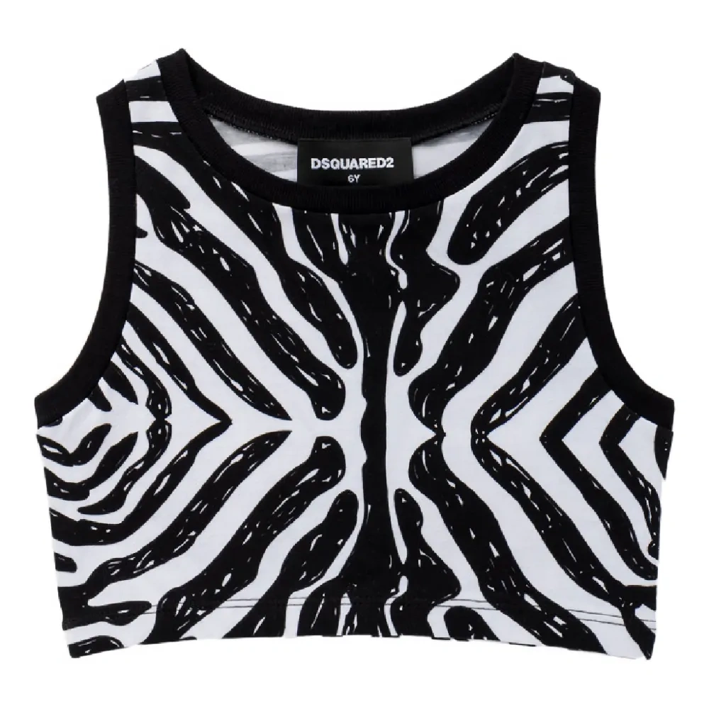 Топ с анималистичным принтом