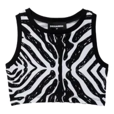 Топ с анималистичным принтом