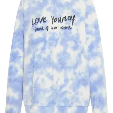 Толстовка с принтом тай-дай