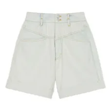 Джинсовые шорты с нашивкой-логотипом Джинсовые шорты с нашивкой-логотипом