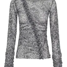 Блузка с зебровым узором Блузка с зебровым узором