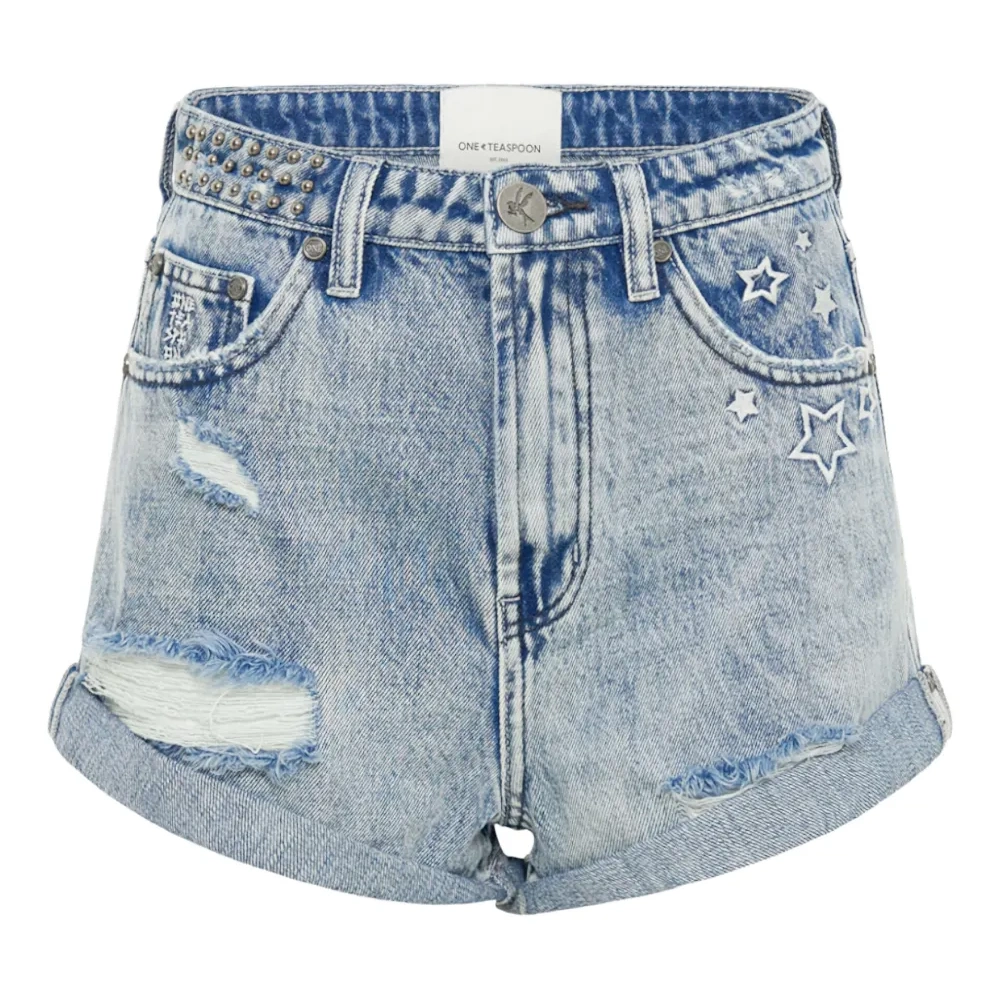 Шорты Bandits с эффектом потертости и заклепками Шорты Bandits с эффектом потертости и заклепками