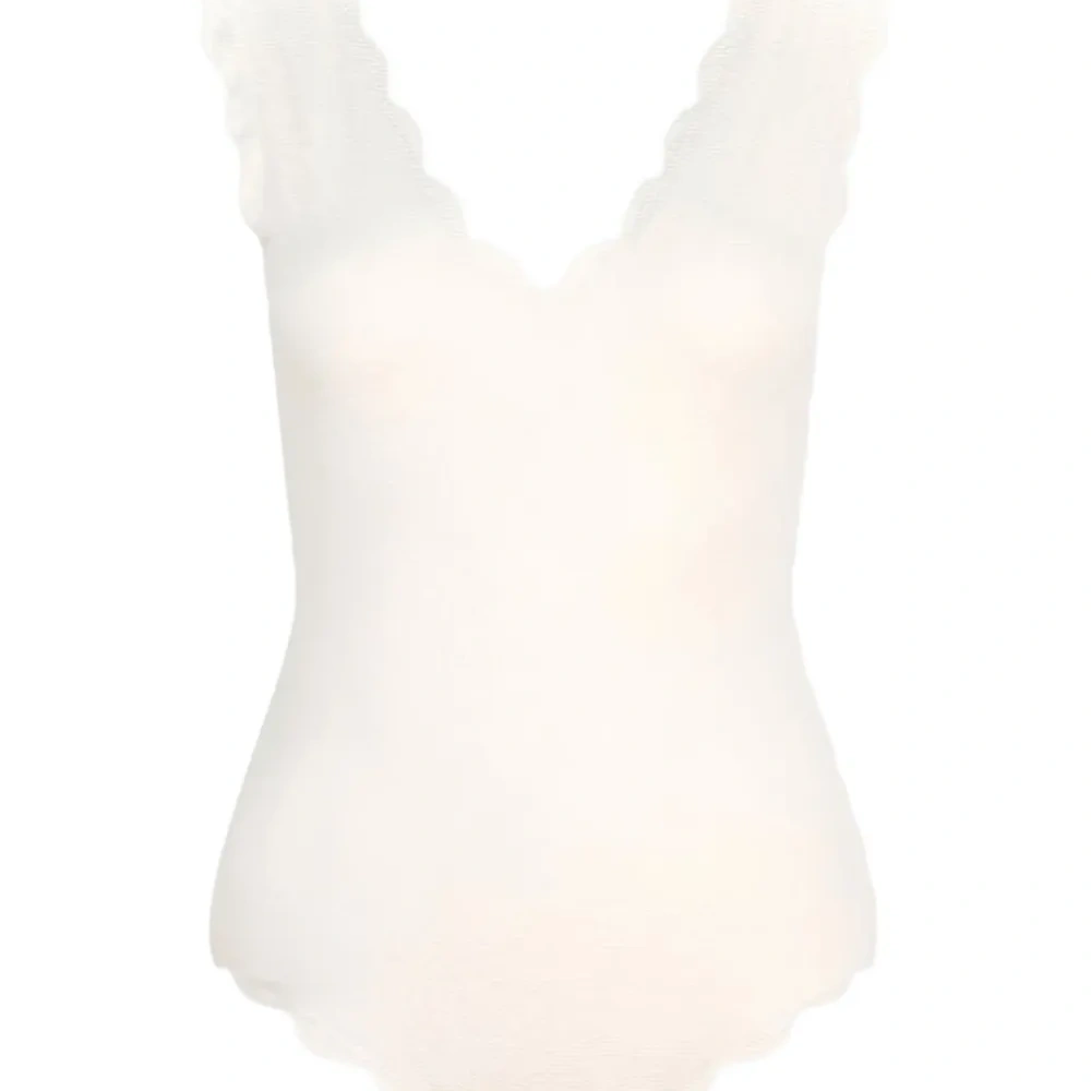 Купальник Charleston с V-образным вырезом и фестонами