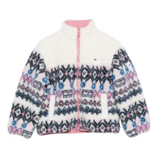 Куртка на молнии с узором